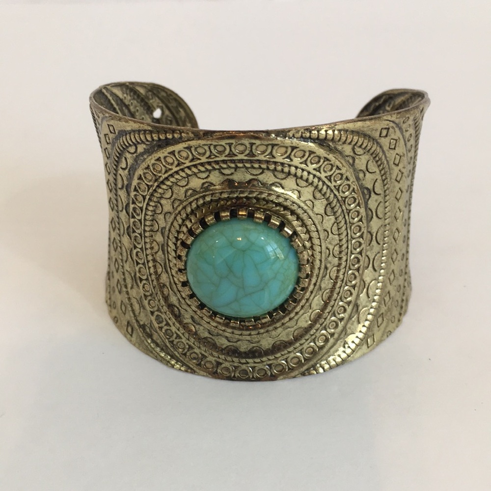 Gold Adjustable Bangle